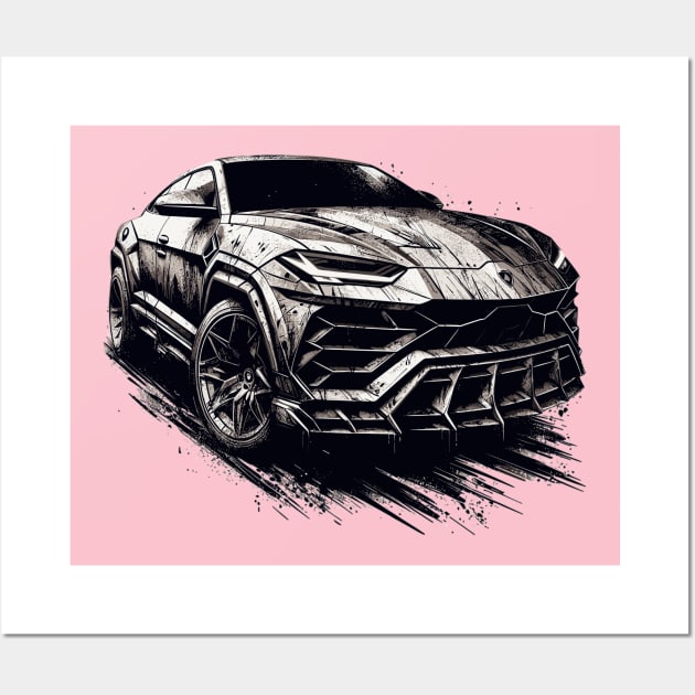 Lamborghini Urus Wall Art by Vehicles-Art